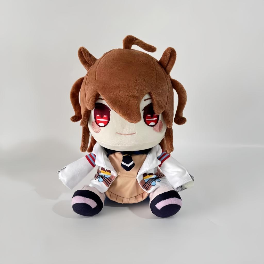 TreasuringU Nové plyšové hračky Uma Musume Roztomilé měkké plyšové panenky Dívka s koňským závodem Hnědé vlasy Malá holčička plyšák Narozeninové dárky