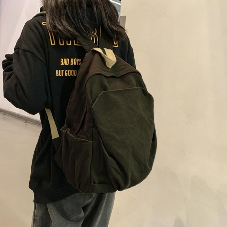 Vintage Canvas Backpack Daypack Convenient and Practical for Work and School