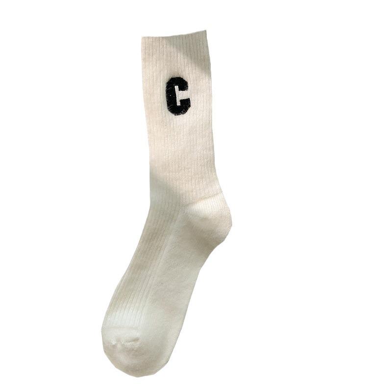 Women's Winter Thick Wool Mid-Calf Socks - Trendy Cotton with Plush Velvet, Warm and Cozy for Autumn and Winter