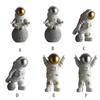 Statues Miniatures Gift Spaceman Moon Sculpture Decorative Astronaut Figurines Astronaut Model