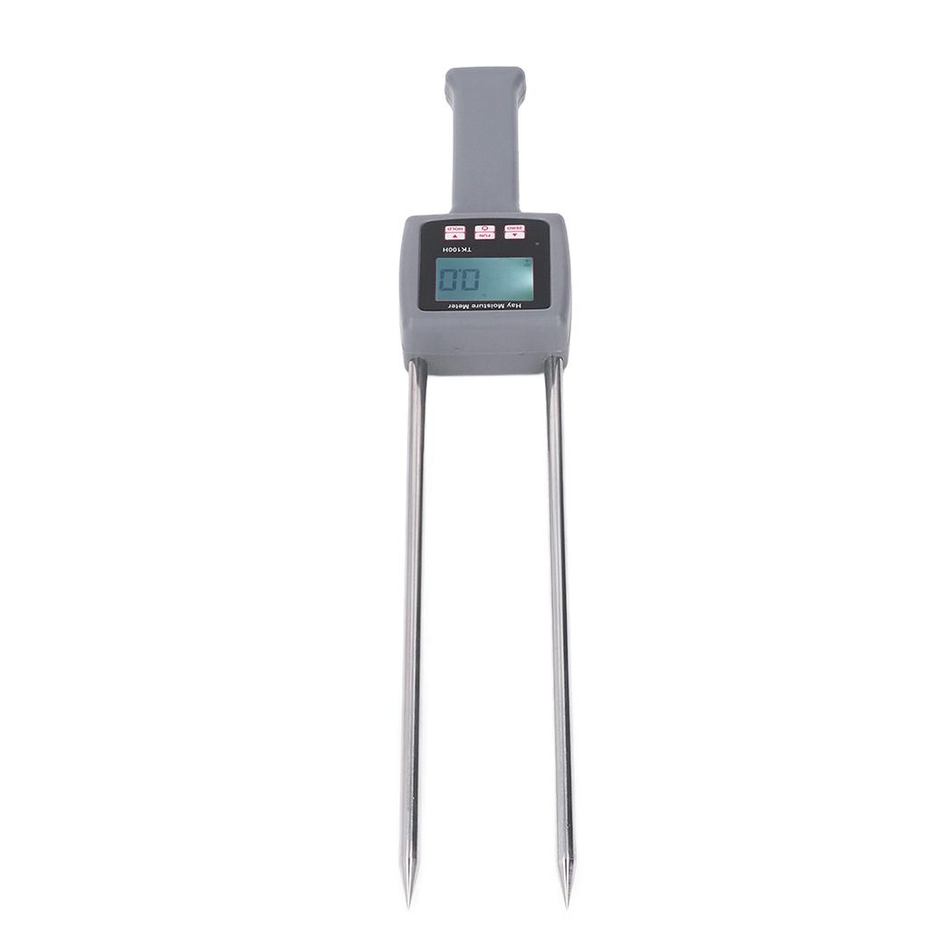 Hay Moisture Meter ABS Housing Digital Display Handheld Multifunctional Portable Hay Moisture Tester