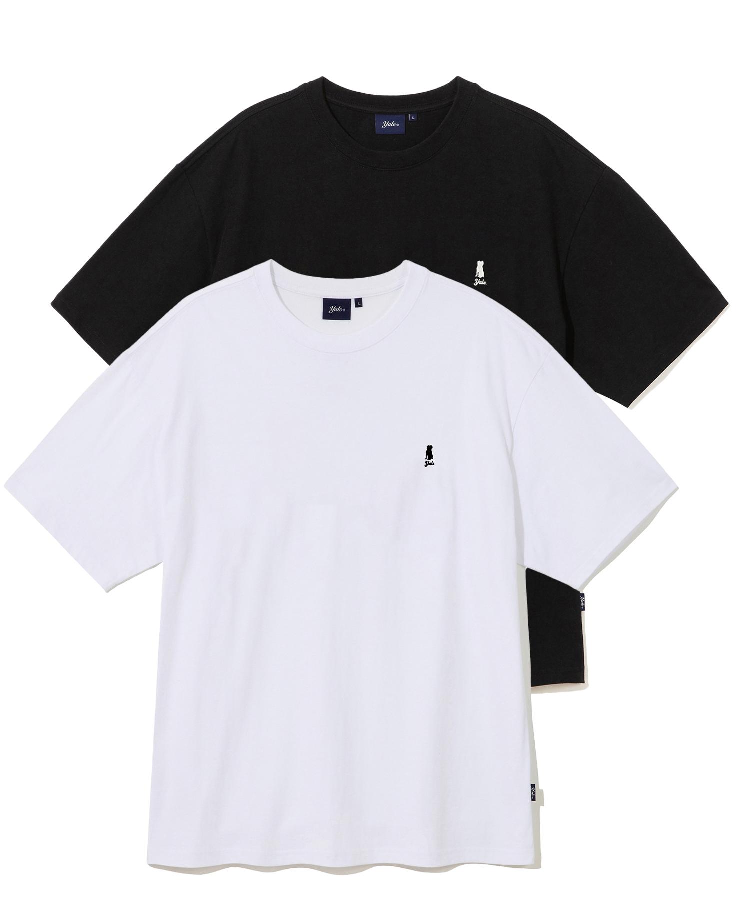 Yale 2Pack Heritage University Dan Tee Black / White Black/Xxl