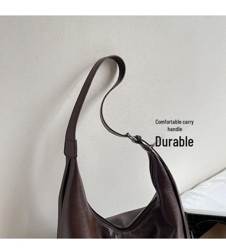 2025 Retro Large-Capacity Tote: High-End, Versatile Women's Luxury Shoulder & Crossbody Bag