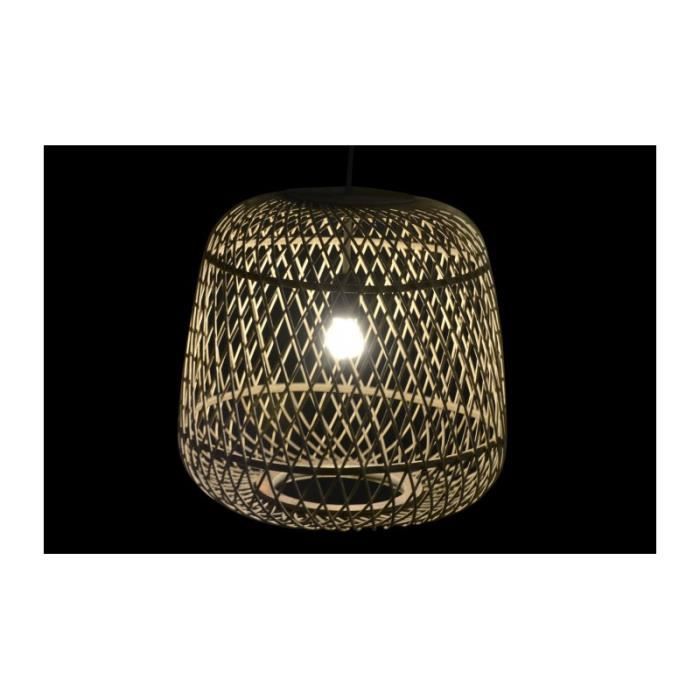 Plafonnier en Rotin - Hauteur 41cm 0,000000 Bois