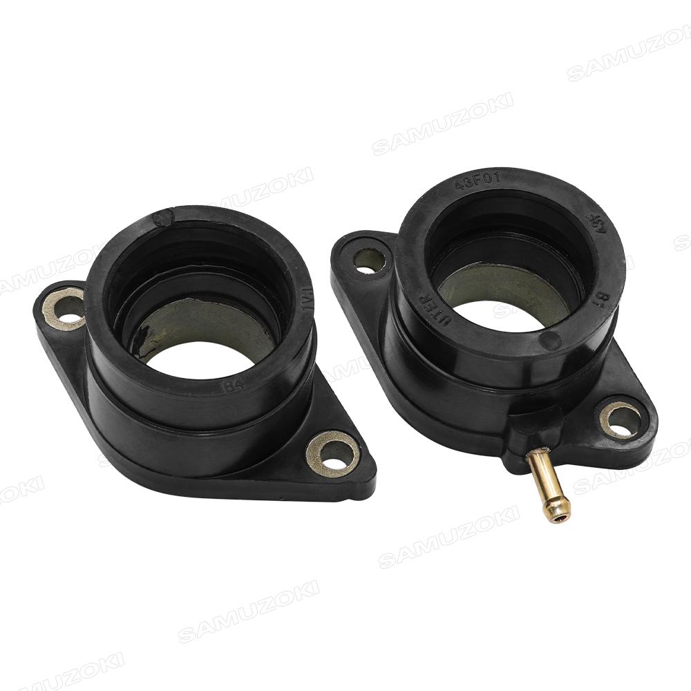 Motorcycle Carb Carburetor Intake Manifold Rubber Boots Adapter For YAMAHA XT600E XT600 1984-1995 TT600 1985-1986 чёрный