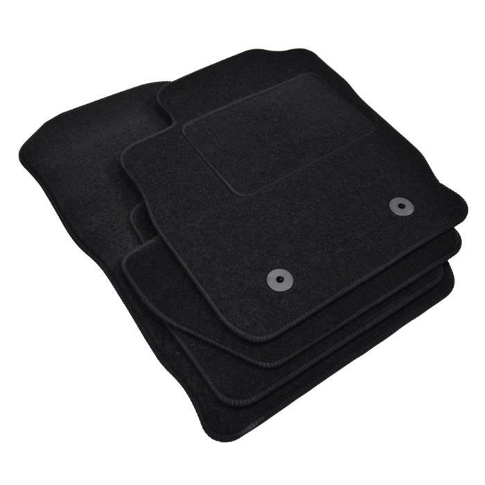 Tapis De Sol - Ford - EcoSport - Velours Noir - 4 Pièces - Ajustement Précis