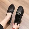 Mom Shoes Middle-aged Sandals Summer Soft-soled Middle-aged and Elderly Women's Leather Shoes Comfortable and Breathable Single Shoes Soft Leather Bag