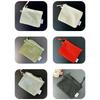 Double Zipper Mesh Storage Bag Double-layer Space Saving Portable Coin Purse Square Visible Travel Cosmetic Organizer Women