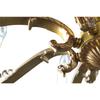 Vintage 1950s Rococo Chandelier 8 Light Antique Brass Copper Ceiling Light Fixture Luxury Home Decor