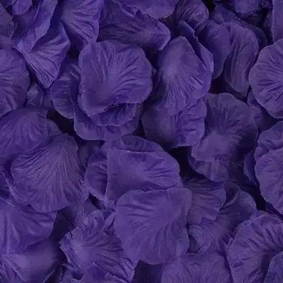 6000/100Pcs Artificial Fake Rose Petals Colorful Simulation Silk Rose Petal For Valentines Day Wedding Party Romantic Decoration