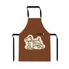 Anti Splash Kitchen Apron Cartoon Design Baking Apron Creative Cooking Apron  BBQ