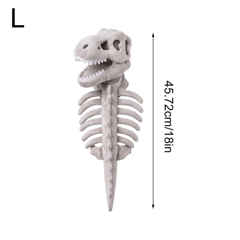 Pet Dinosaur Costume Plush 3D Skeleton Outfit Dress Up Prop Halloween Pet Costume For Puppy Kitten Daily Birthday Party Festival