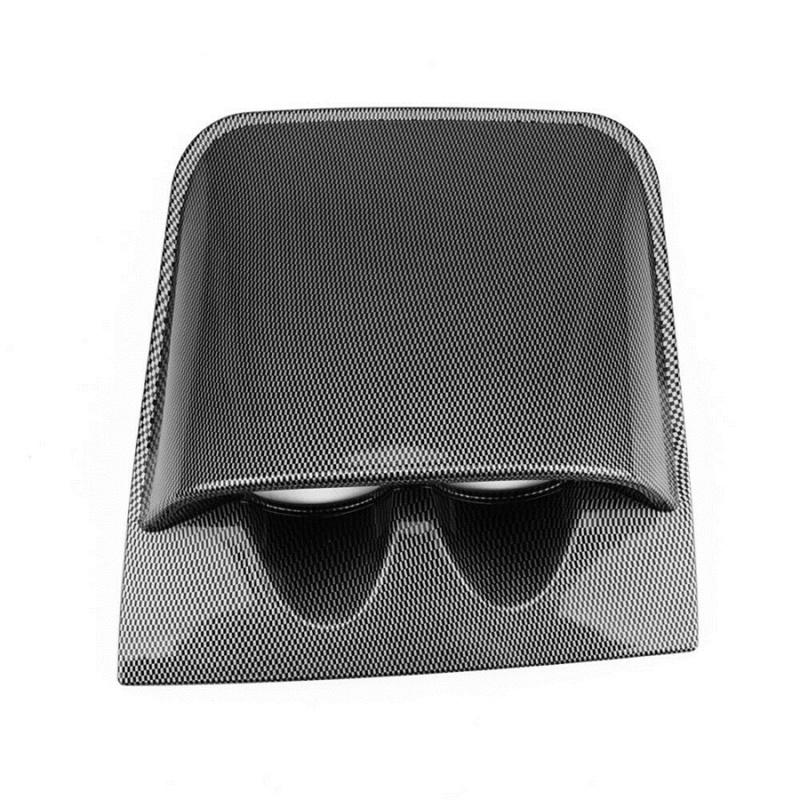 2'' 52Mm Carbon Fiber Look Dual Hole Dashboard Gauge Dash Pod Mount Holder