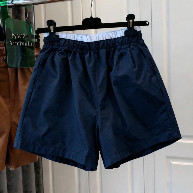 Girls' Color Block Quick-Dry Shorts: Summer 2026 Trendy Style for Middle & Older Girls