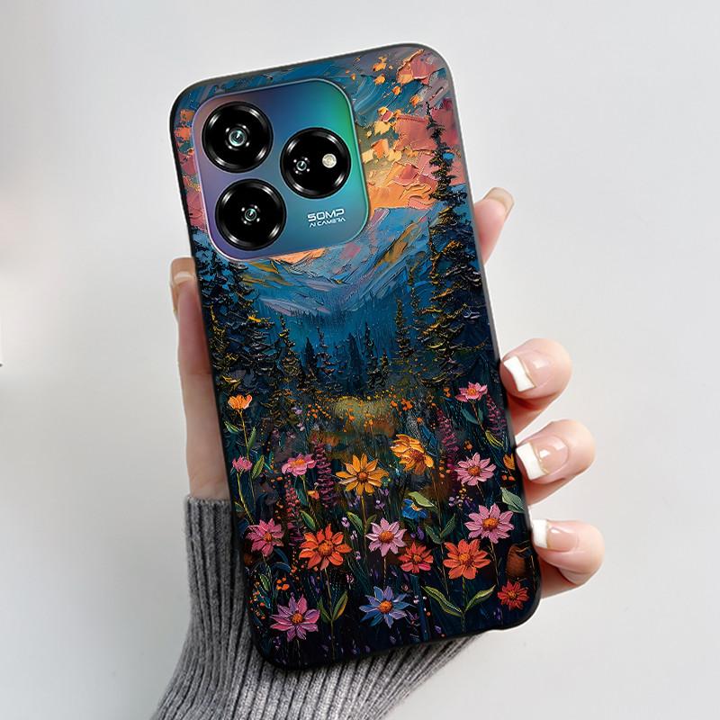For ZTE Axon 60 Lite / Blade V60 Vita / Nubia V60 Design Case Cute Love Heart Rabbit Casing Black Soft Silicone Protective Cover