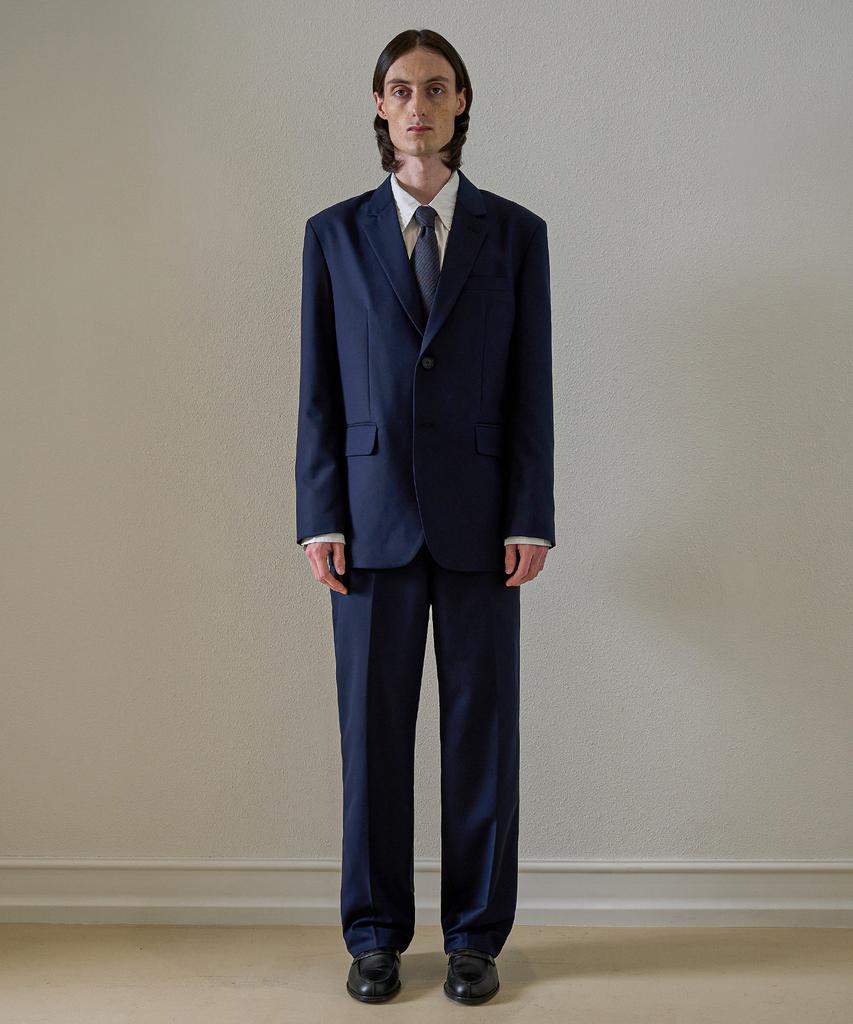 TRIP LE SENS Custom Formal Straight Slacks_Navy (Type A)