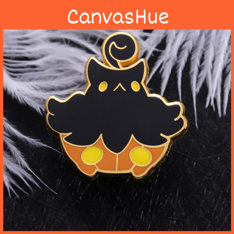 Adorable Cartoon Owl Enamel Brooch Unique Creative Halloween Badge For Fashion Lovers