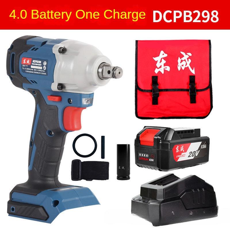 

Электрический гайковерт Dongcheng 20 В, бесщеточный ударный гайковерт DCPB298, новый рабочий для авторемонта, электрический ветряной пистолет, электрический гайковерт 4.0 Battery*1