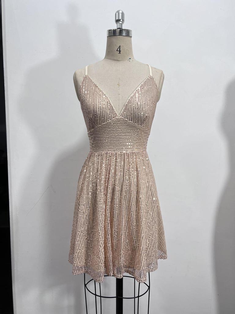 New Women's Fashion Sequin Party Evening Dress (5 Colors)