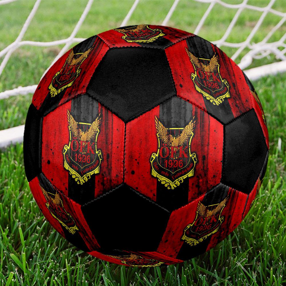1PC ÖFK size 5 soccer ball PrahaIndoor Soccer Ball Colorful All Ages Machine Stitched PVC Competition Ready Durable High-Bounce