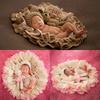 Baby Photo Props Newborn Clothing & Auxiliary Blanket Ideal for Full Moon/Hundred Days Art Shoots & Studio Theme Photography