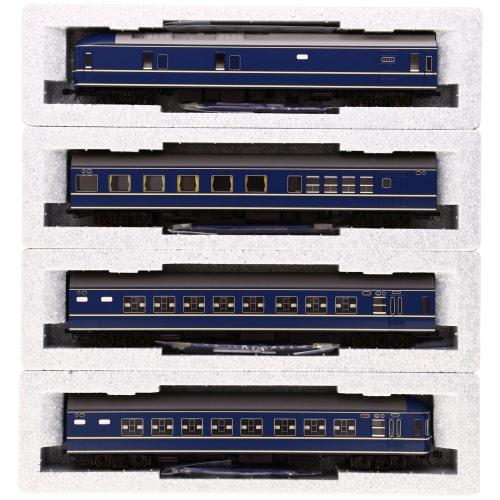 

KATO HO Gauge 20 Series Express Sleeper Car Basic 4-Car Set 3-504 Model Train