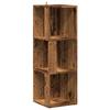 VidaXL Eckschrank Altholz 33x33x100 cm Holzwerkstoff, Eckregal, Bücherregal, Vitrine, Bücherregal, 856720
