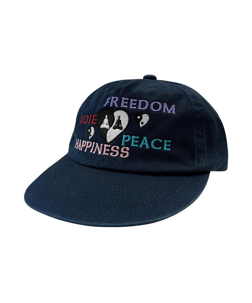 BHAVANTU Love Freedom Peace Happiness Cap (2 Colors)