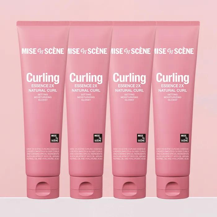 Curling Essence 2X Natural Curl/Volume Curl 150ml 4-pack (Option)
