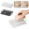 New Portable Soap Dish Multifunctional Home Bathroom Accessories Soap Rack Soap Storage Rack Carbon Steel Drain Box
