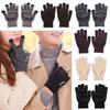 Outdoor Sport Sport Cycling Gloves Full Finger Mittens Knitted Wool Mitts Touch Screen Gloves