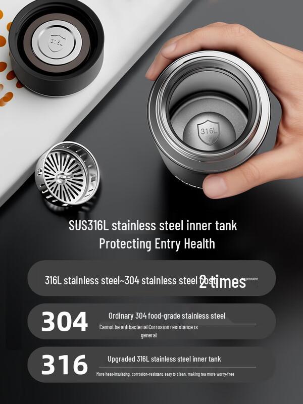 FUGUANG 316L Stainless Steel Portable Thermos Cup