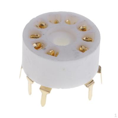 Presa per tubo a vuoto con montaggio su PCB a 9 pin GZC9-A- 12AX7 12AU7 12AT7