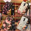 Protective Flower Phone Case For Tecno Spark30 Pro 4G/KL7 Kickstand Dirt-resistant Phone Holder Wrist Strap Back Cover