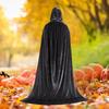 Deluxe Halloween Velvet Hooded Cape Cloak Robe - Premium Quality Costume Accessory for Parties and