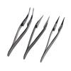 Stainless Steel Black Ceramic Tweezers For Electronic Welding Maintenance Tools