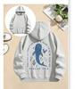 Whale Shark Graphic Hoodie Women Retro Ocean Sea Animal Print Hooded Sweatshirt Casual Loose Back Print Pullover Hoodie Clothes