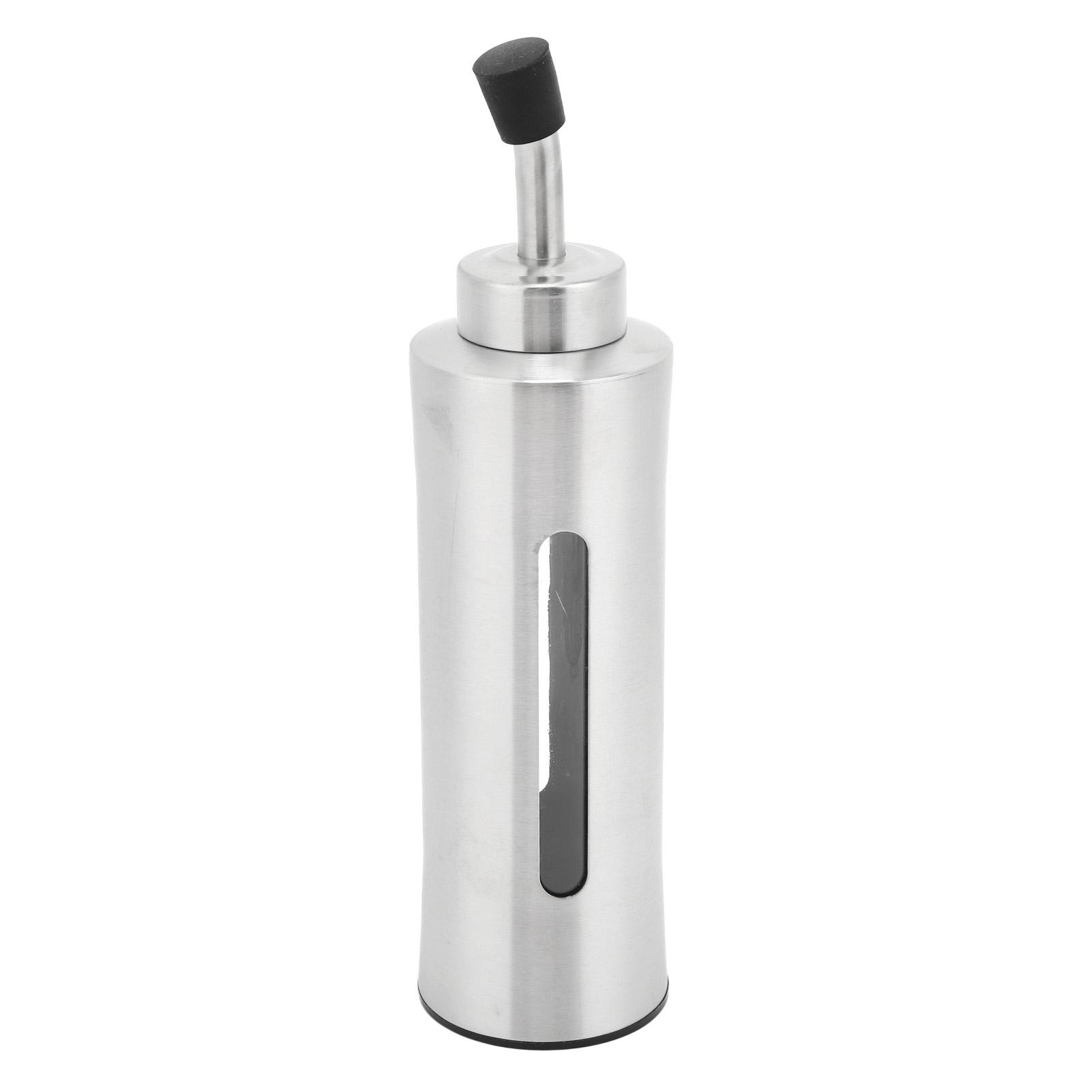 

Бутылка-дозатор для оливкового масла 304 нержавеющая сталь графин для уксуса с носиком прозрачное окно для дома