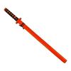 Toy Japanese Sword Sword Wooden Weapon Historical Drama Japanese Dress Cosplay Costume Event Sword Samurai Samurai Samurai (Orange) Orange