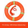 Jundingying PVC Foam Lifebuoy with 30m Reflective Rope