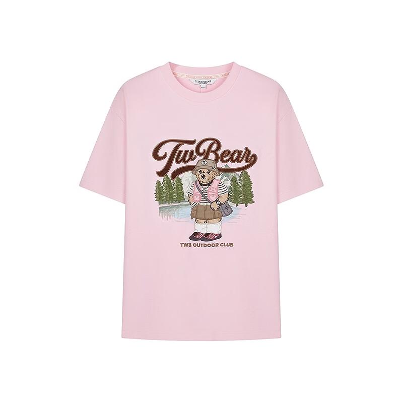 Teenie Weenie Women's Embroidered Bear T-Shirt