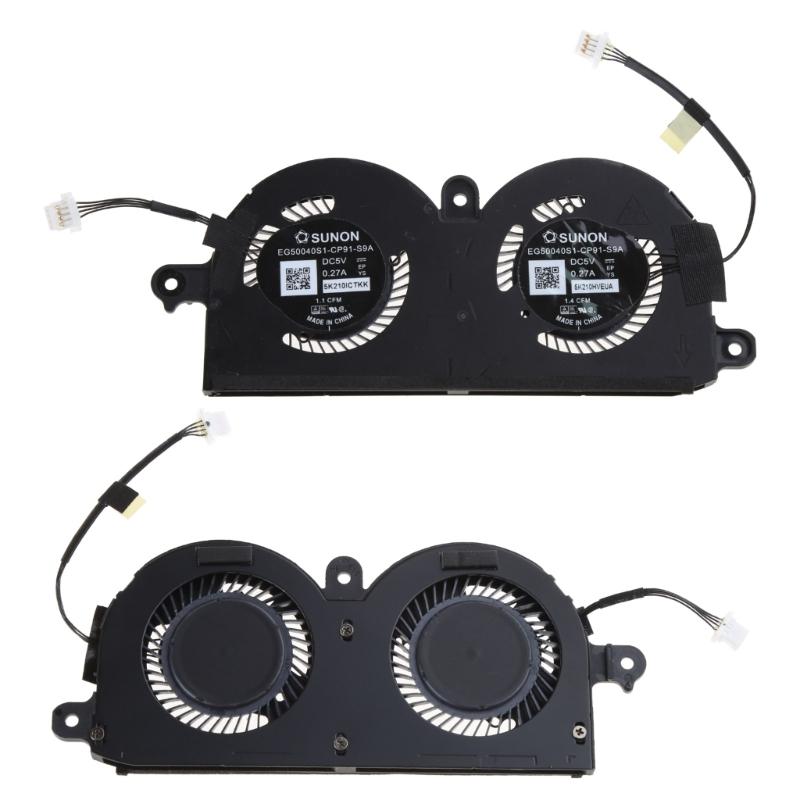 New Original Laptop CPU Cooling Fan For l PS 13 9370 9380 P82G DC5V 0.40A 4pin 4wires Laptop  Fan 980WH 0980WH