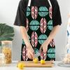 Ärmellose Küchenschürzen für Erwachsene und Kinder, ärmellose Schürzen mit abstraktem Geometriedruck, Back- und Kochzubehör, Reinigungsschürzen