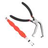 Electrical Disconnect Pliers 60 degrees  Bend Carbon Steel Fuel Line Hose Pliers with Double Ended Terminal Separator Removal Tool