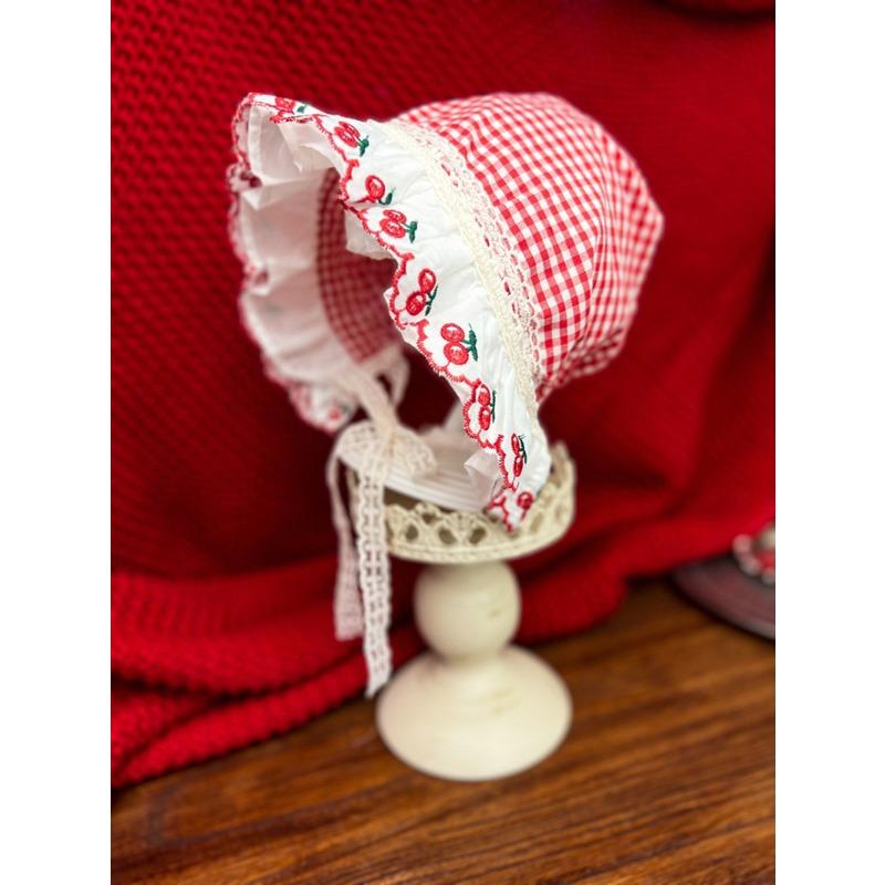 

Baby girl holiday Christmas hat, Lolita red l year old shoot with new holiday big red baby hat