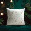 Flowers And Animals Warmly Heart Cushion Cover Silky Elegant Comfort Sofa Bed Invisible Zipper Beach Pillowcase