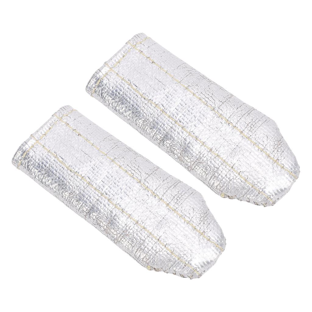 2Pcs TIG Welding Finger Heat Shield Pocket Size Aluminum Foil Unisex Welders Glove Insulation