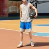 Li Ning BADFIVE Basketball Shorts Men's Light Blue Moderate Straight Fit Pants AAPS261-1