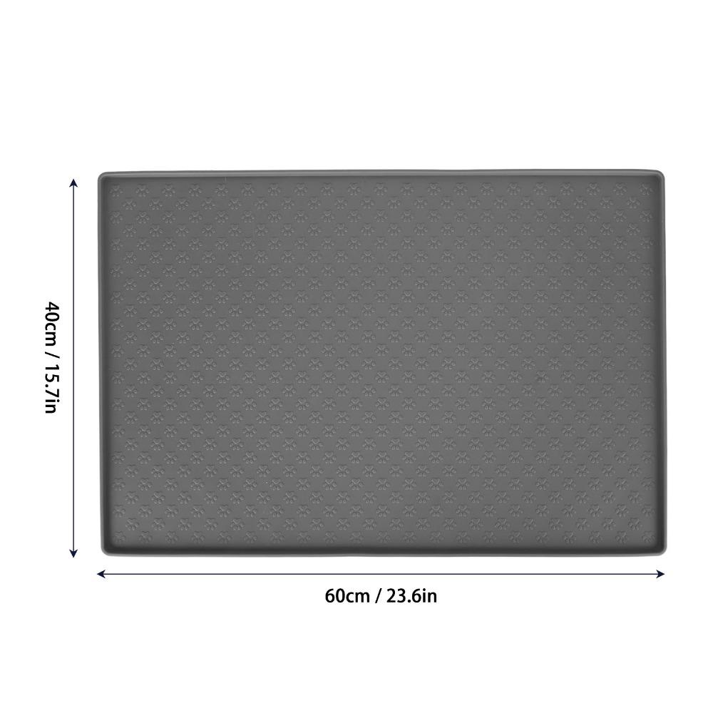 Raised Edge Food Placemat Splash Proof Pet Dining Mat Pet Essential Pet Bowl Pad  Daily Feeding