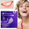V34 Purple Whitening Teeth Strips Whitens After One Use, Whitening and Colour Correction, Gentle Formula Enamel Protection